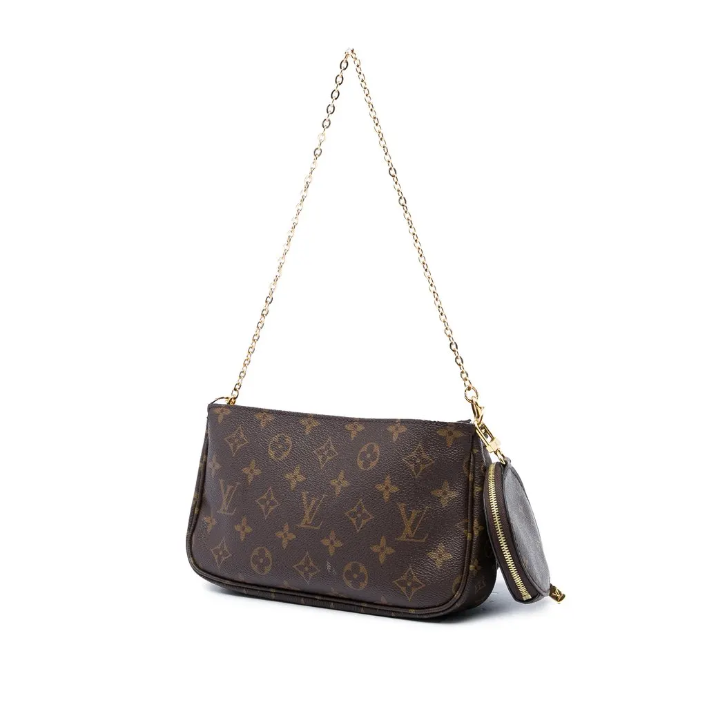 Louis Vuitton Monogram Multi Pochette Accessoires Brown Very good - Back View
