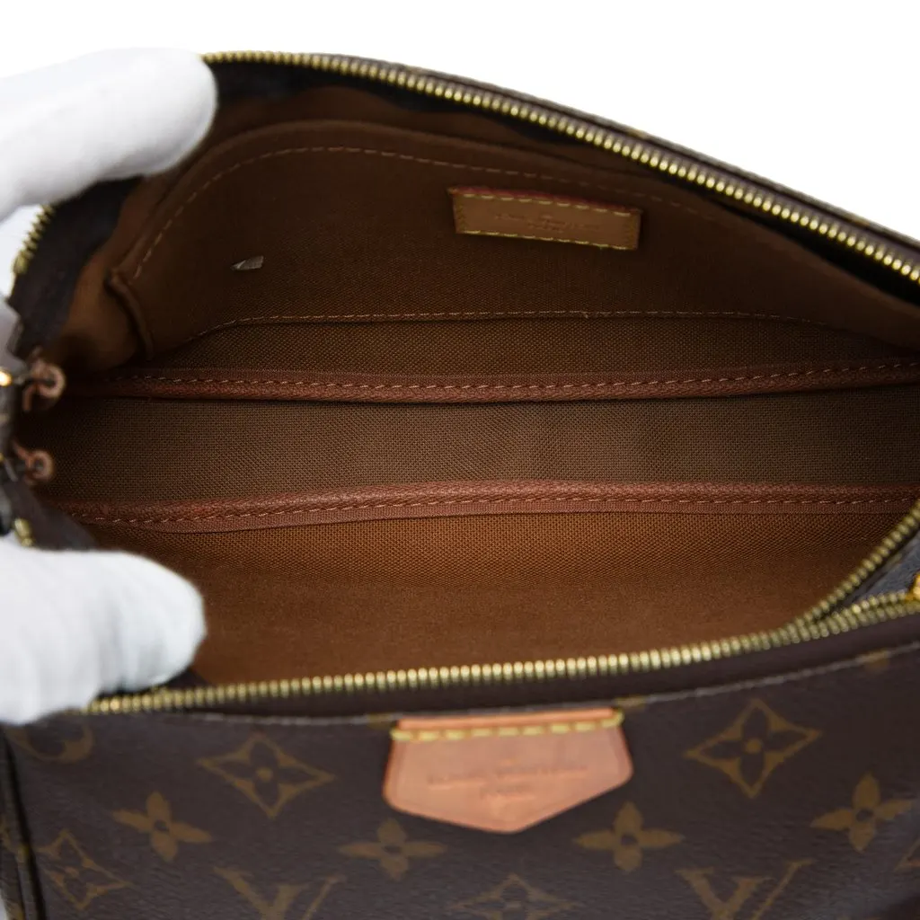Louis Vuitton Monogram Multi Pochette Accessoires Brown Very good - Model View