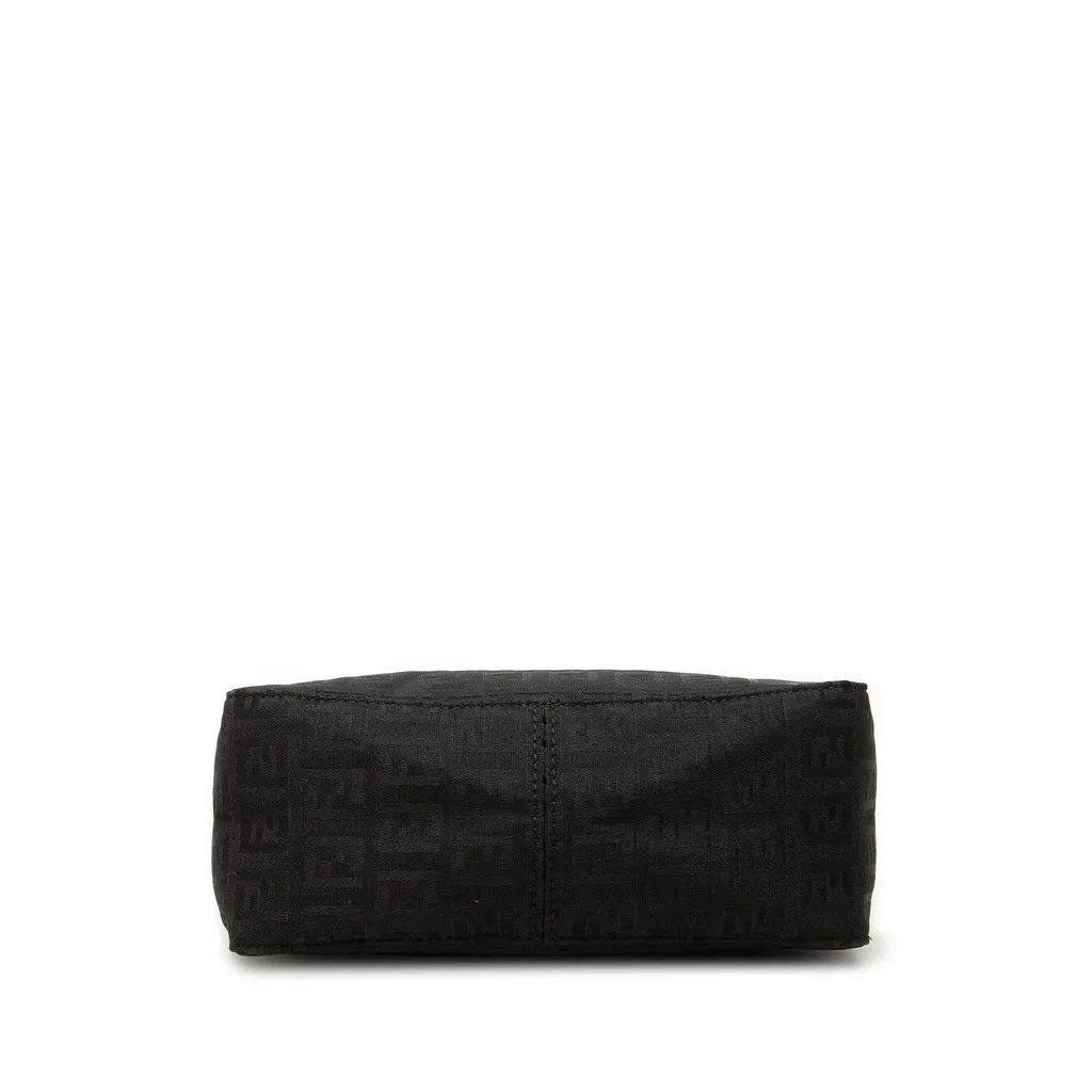 Fendi Zucchino Canvas Handbag Black Canvas Very good - Inside View