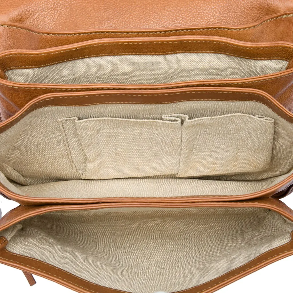 Gucci GG Canvas Marrakech Crossbody Beige Canvas Good - Model View