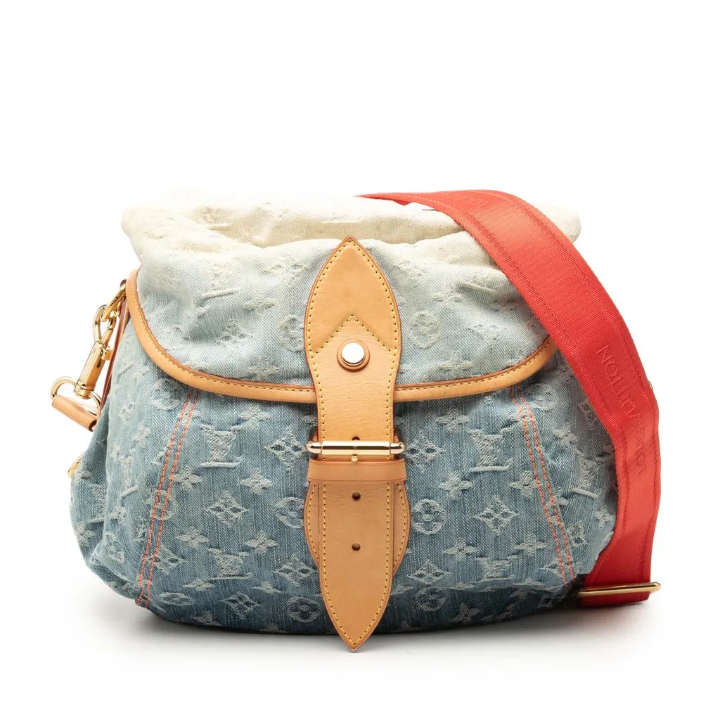 Louis Vuitton Monogram Denim Sunshine Blue Very good - Front View