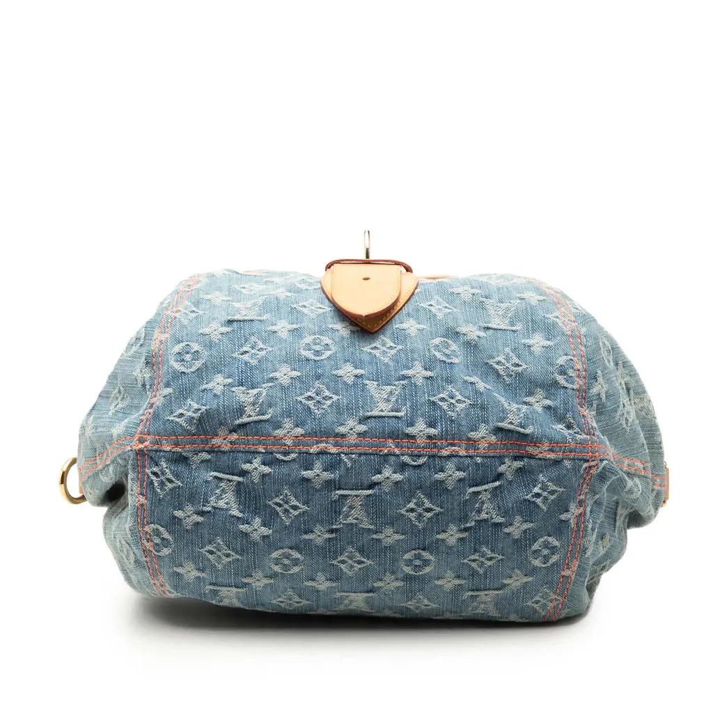 Louis Vuitton Monogram Denim Sunshine Blue Very good - Inside View