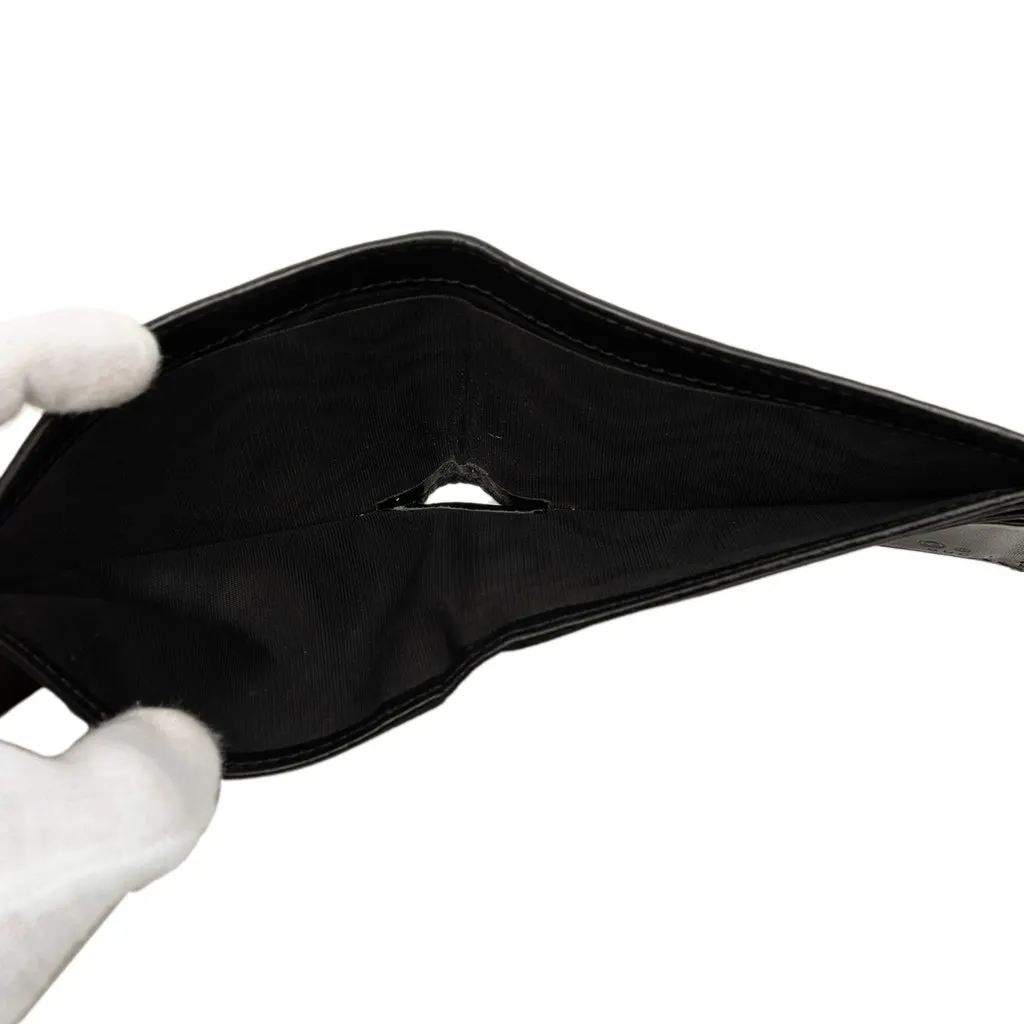 Gucci Microguccissima Bifold Wallet Black Leather Good - Box View