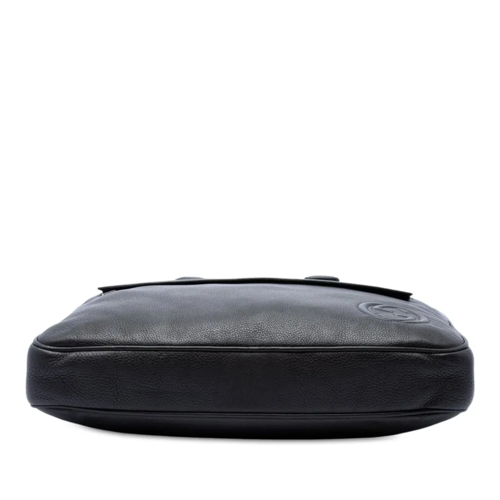 Gucci Calfskin Soho Briefcase Black Leather Very good - Inside View