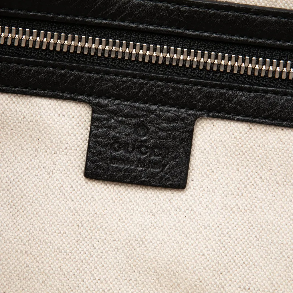 Gucci Calfskin Soho Briefcase Black Leather Very good - Box View