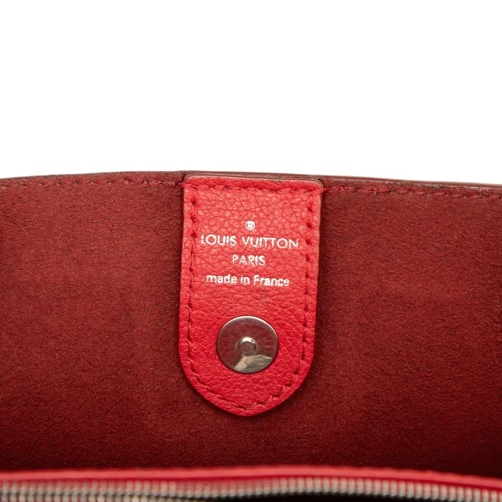 Louis Vuitton Leather Lockmeto Satchel Red Leather Good - Box View