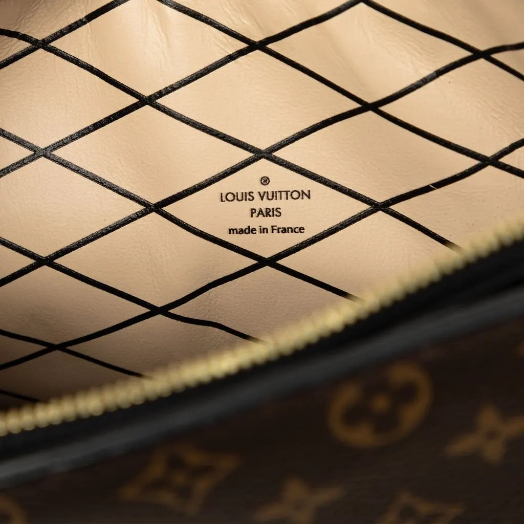 Louis Vuitton Monogram Reverse Trunk Clutch Brown Canvas Good - Box View