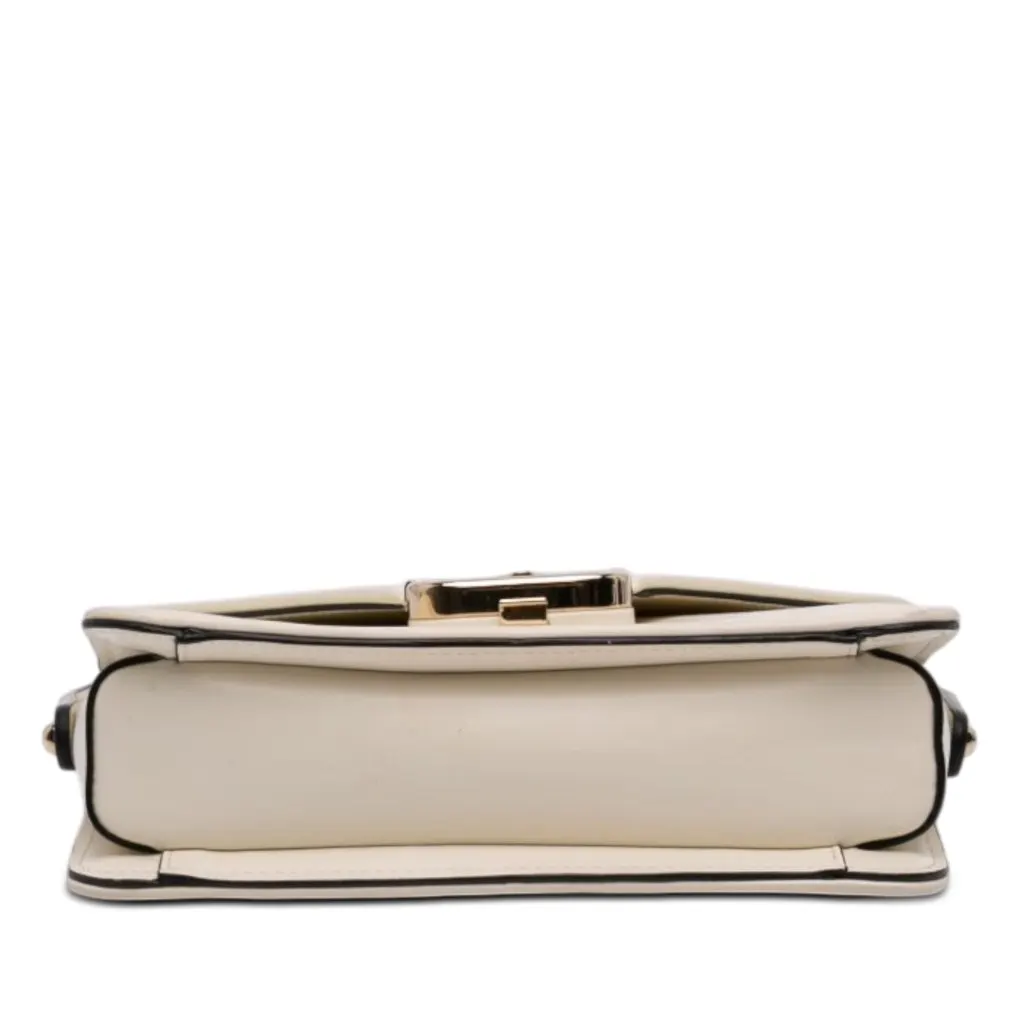 Valentino Leather VLogo Crossbody Brown Leather Very good - Inside View