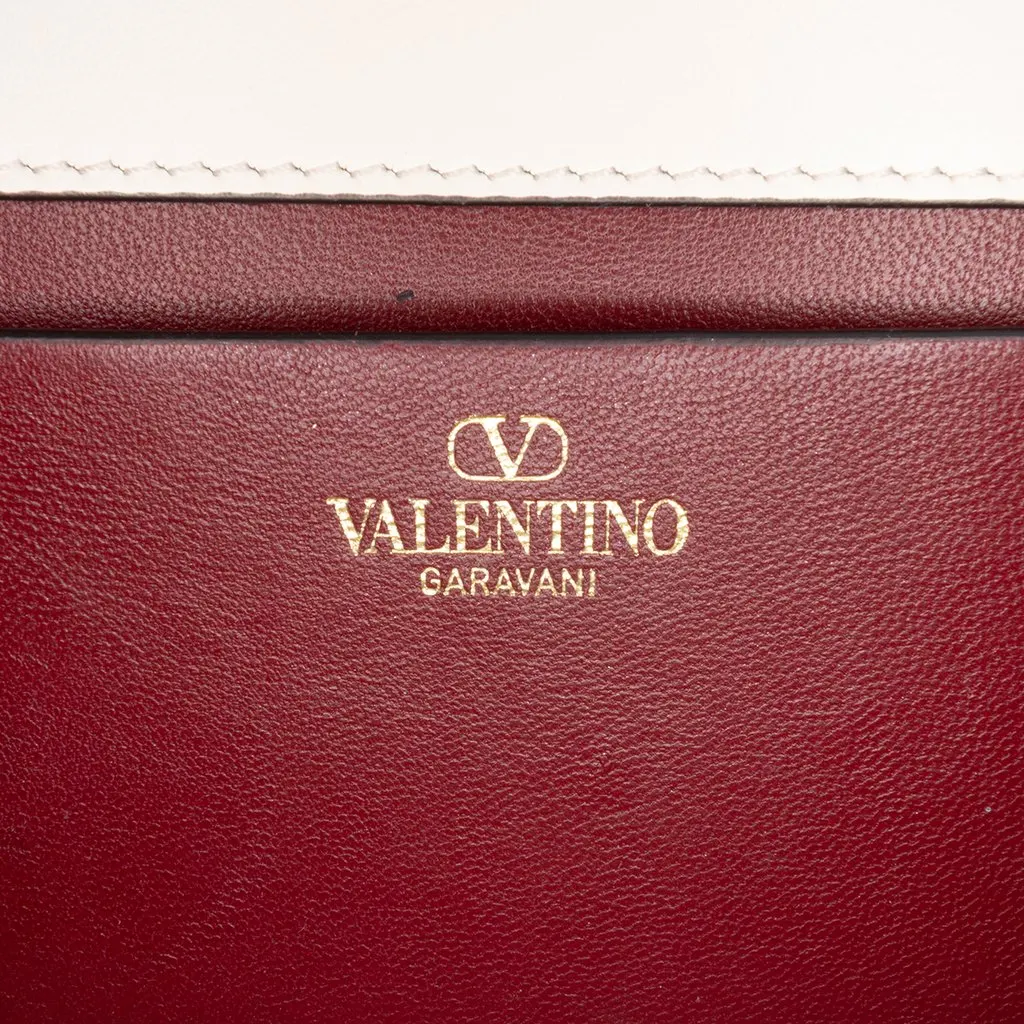 Valentino Leather VLogo Crossbody Brown Leather Very good - Box View