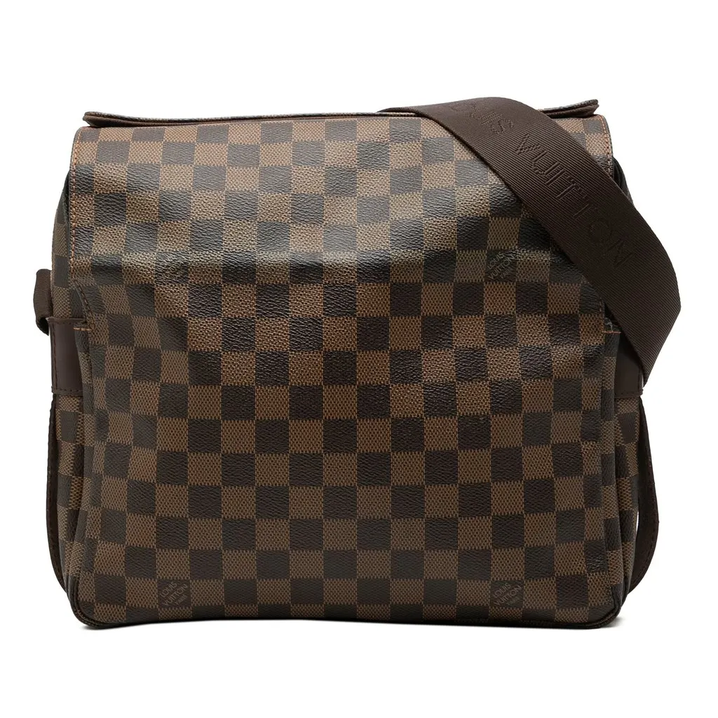 Louis Vuitton Damier Ebene Naviglio Brown Very good - Front View