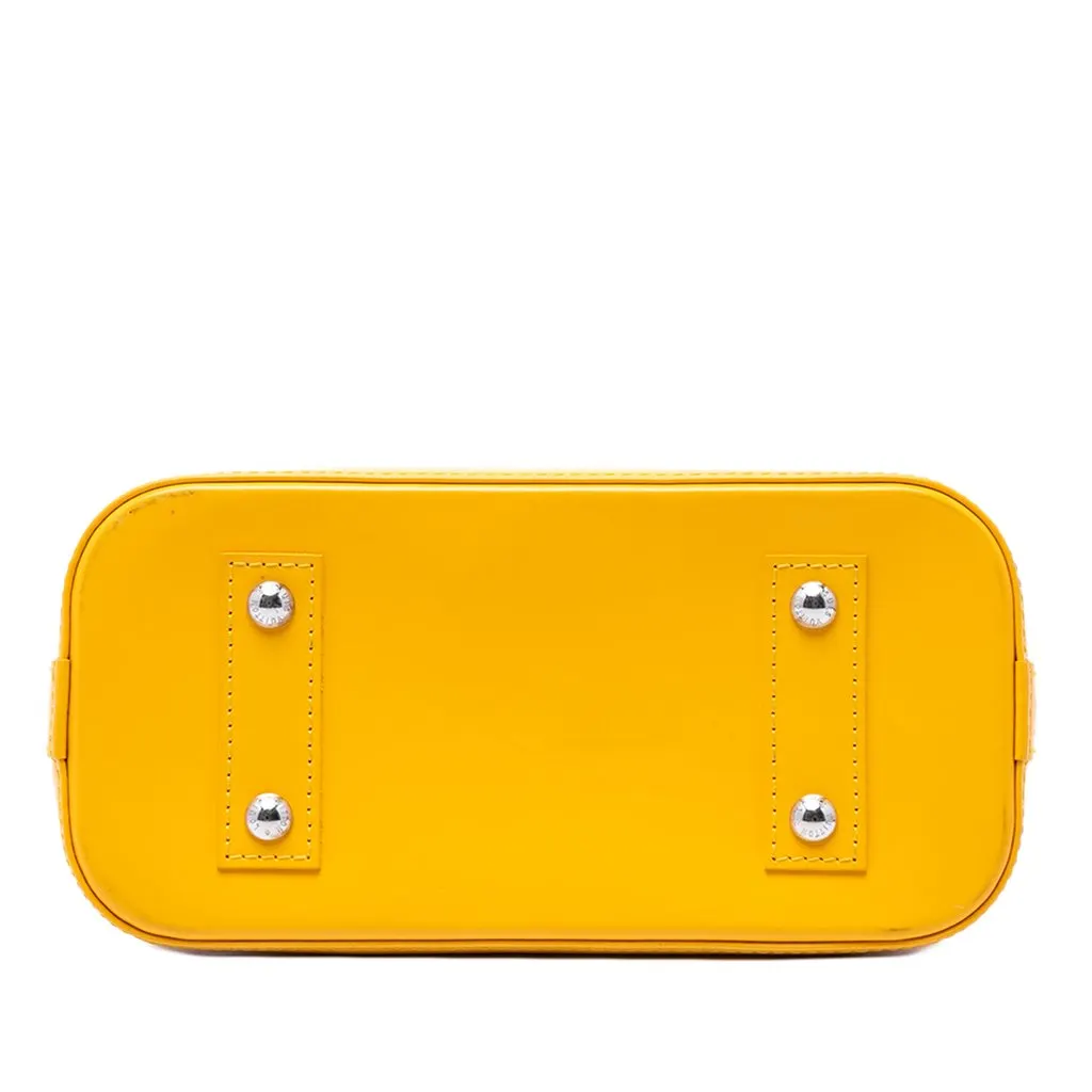 Louis Vuitton Epi Alma BB Yellow Leather Very good - Inside View