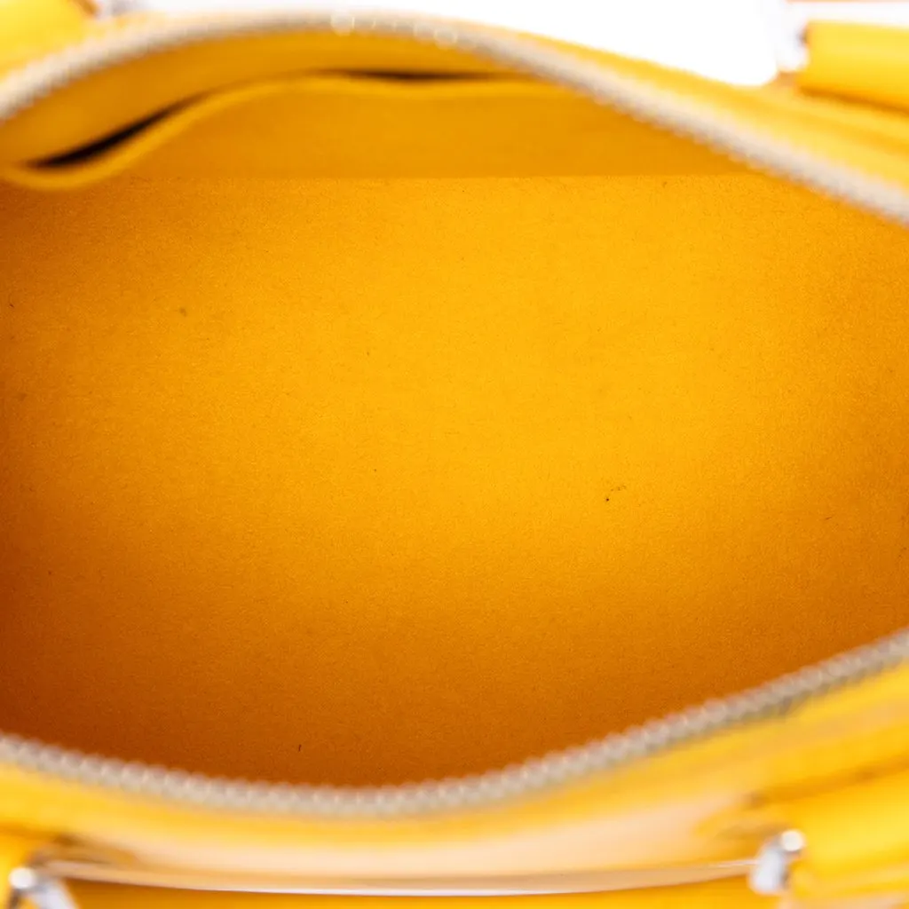 Louis Vuitton Epi Alma BB Yellow Leather Very good - Model View