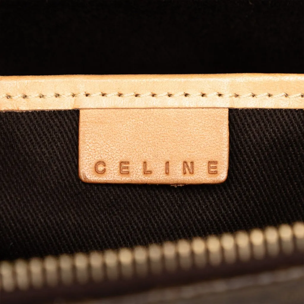 Celine Macadam Coated Canvas Tote Brown Very good - Box View
