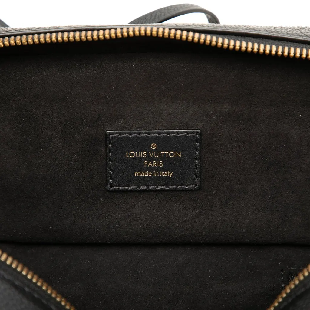 Louis Vuitton Monogram Giant Empreinte Vanity PM Black Leather Very good - Box View