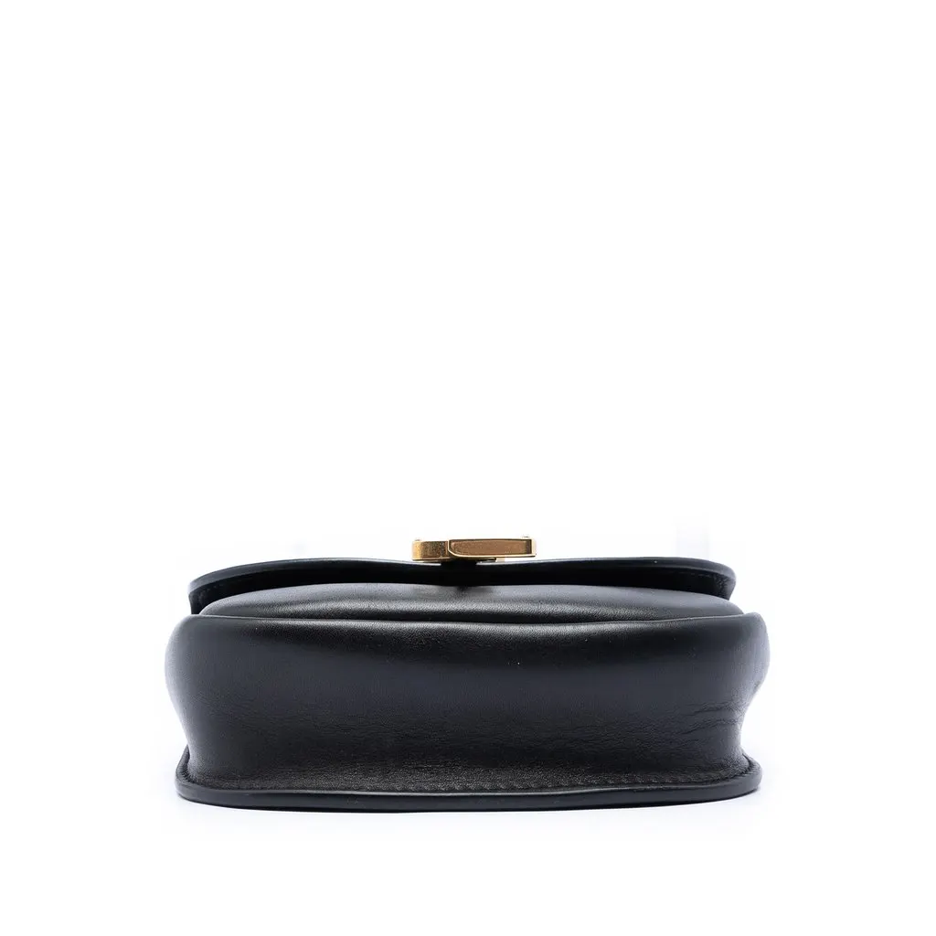 Saint Laurent Small Leather Monogram Kaia Crossbody Black Leather Very good - Inside View