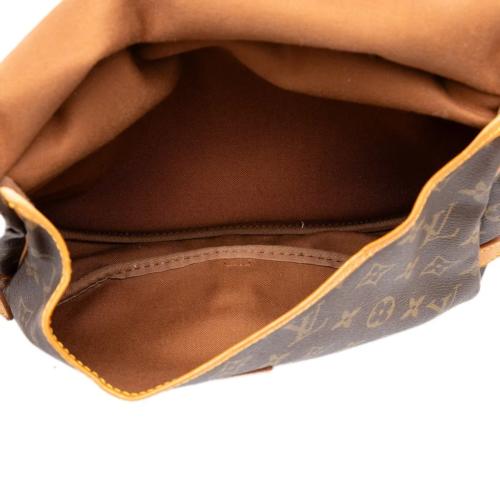 Louis Vuitton Monogram Saumur 30 Brown Canvas Very good - Model View