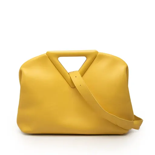Bottega Veneta Medium Leather The Point Triangle Satchel