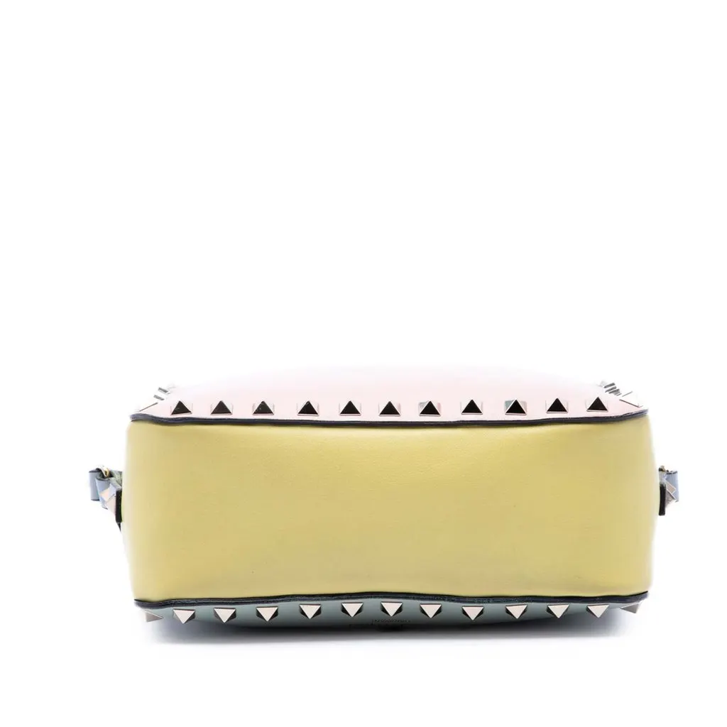 Valentino Multicolore Leather Rockstud Camera Bag MultiColor Leather Very good - Inside View