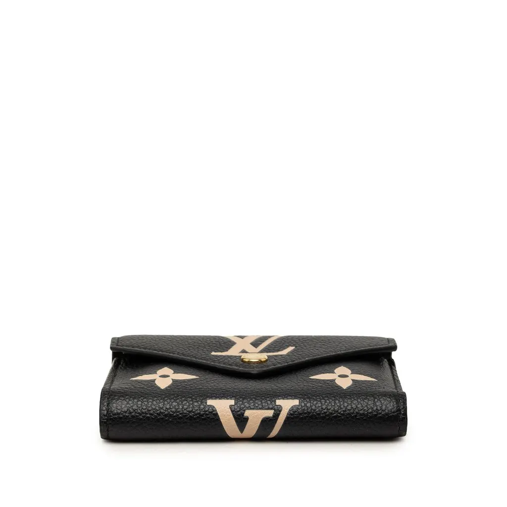 Louis Vuitton Bicolor Monogram Empreinte Giant Victorine Wallet Black Leather Very good - Inside View