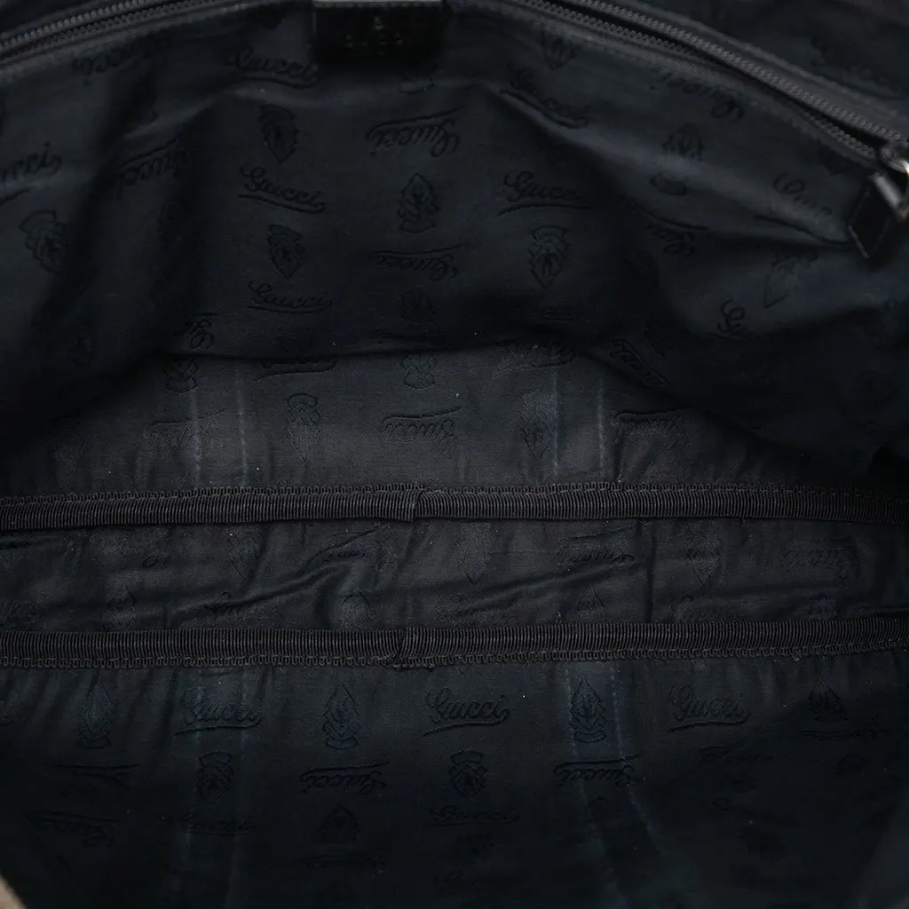 Gucci GG Imprime Business Bag Black Very good - Model View