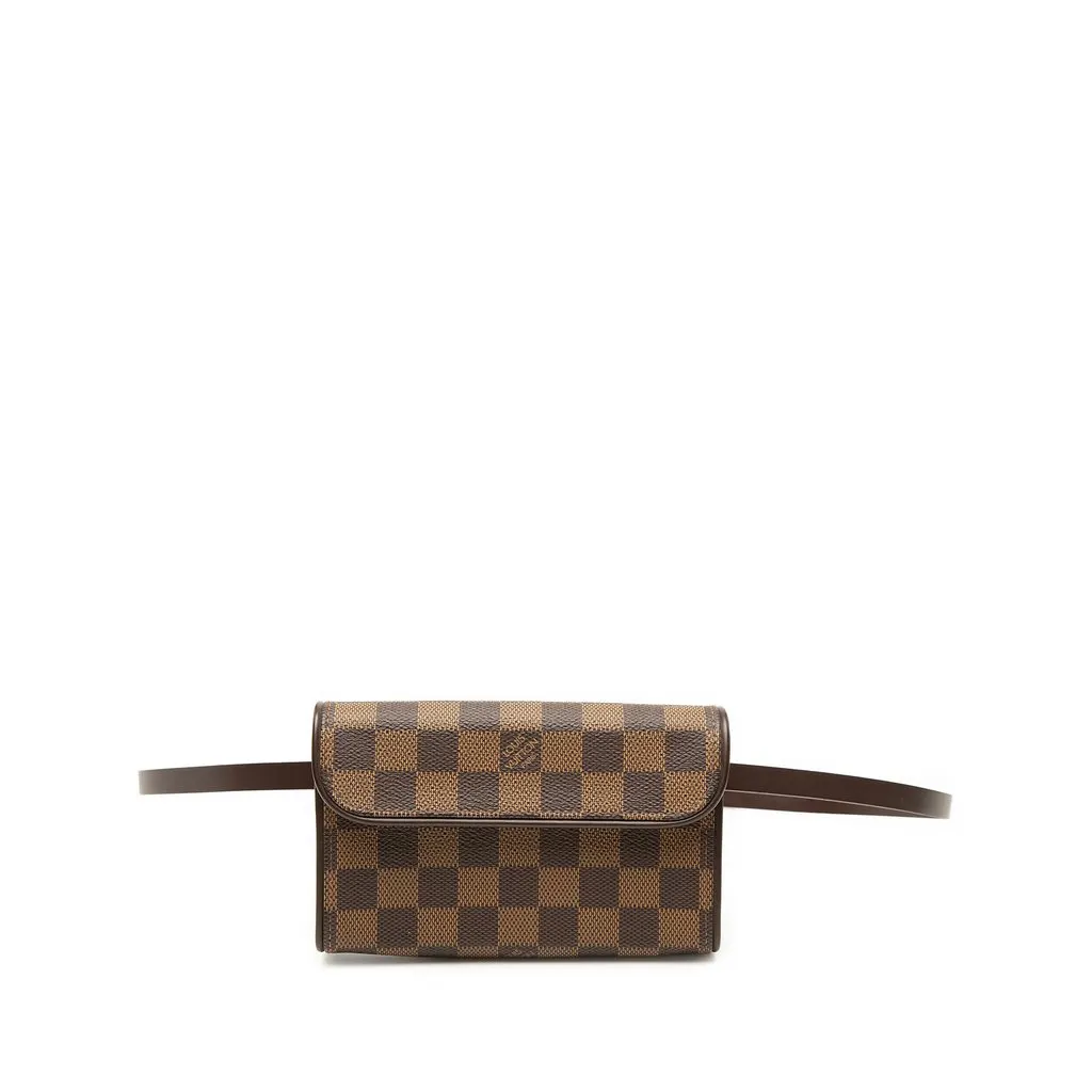 Louis Vuitton Damier Ebene Florentine Pochette Brown Very good - Front View