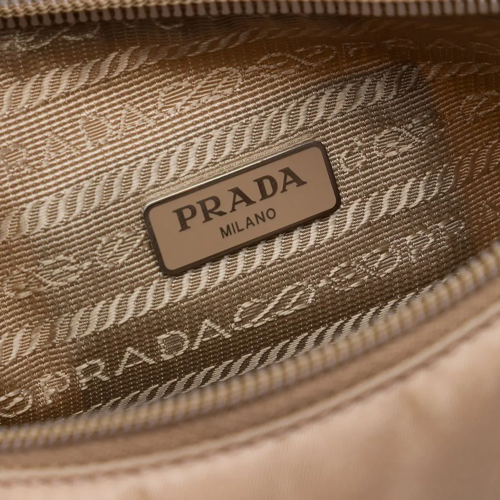 Prada Mini Tessuto Re Edition 2000 Shoulder Bag Beige Polyamide Very good - Box View
