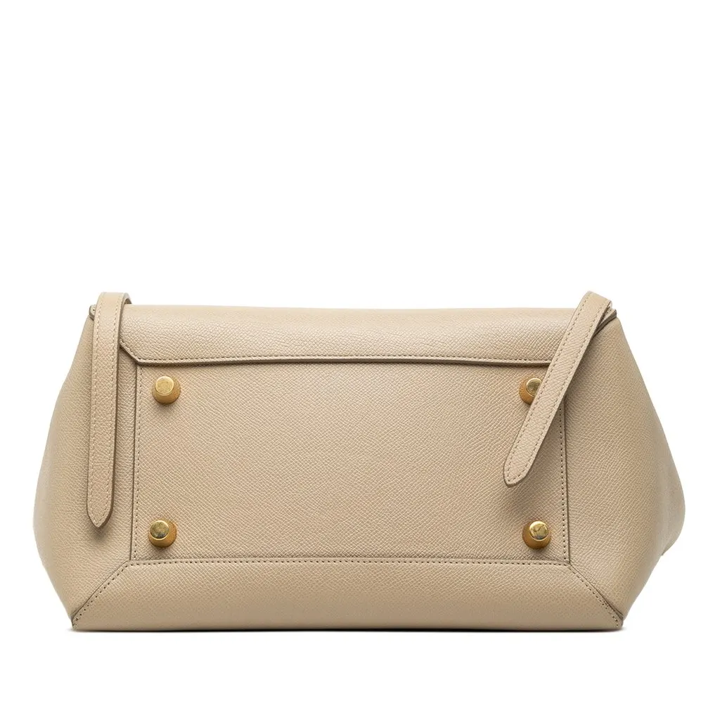 Celine Mini Grained Calfskin Belt Bag Beige Leather Very good - Inside View