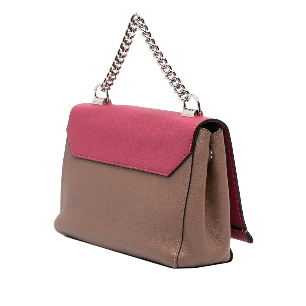 Louis Vuitton Bicolor Leather Lockme II BB Pink Leather Very good - Back View