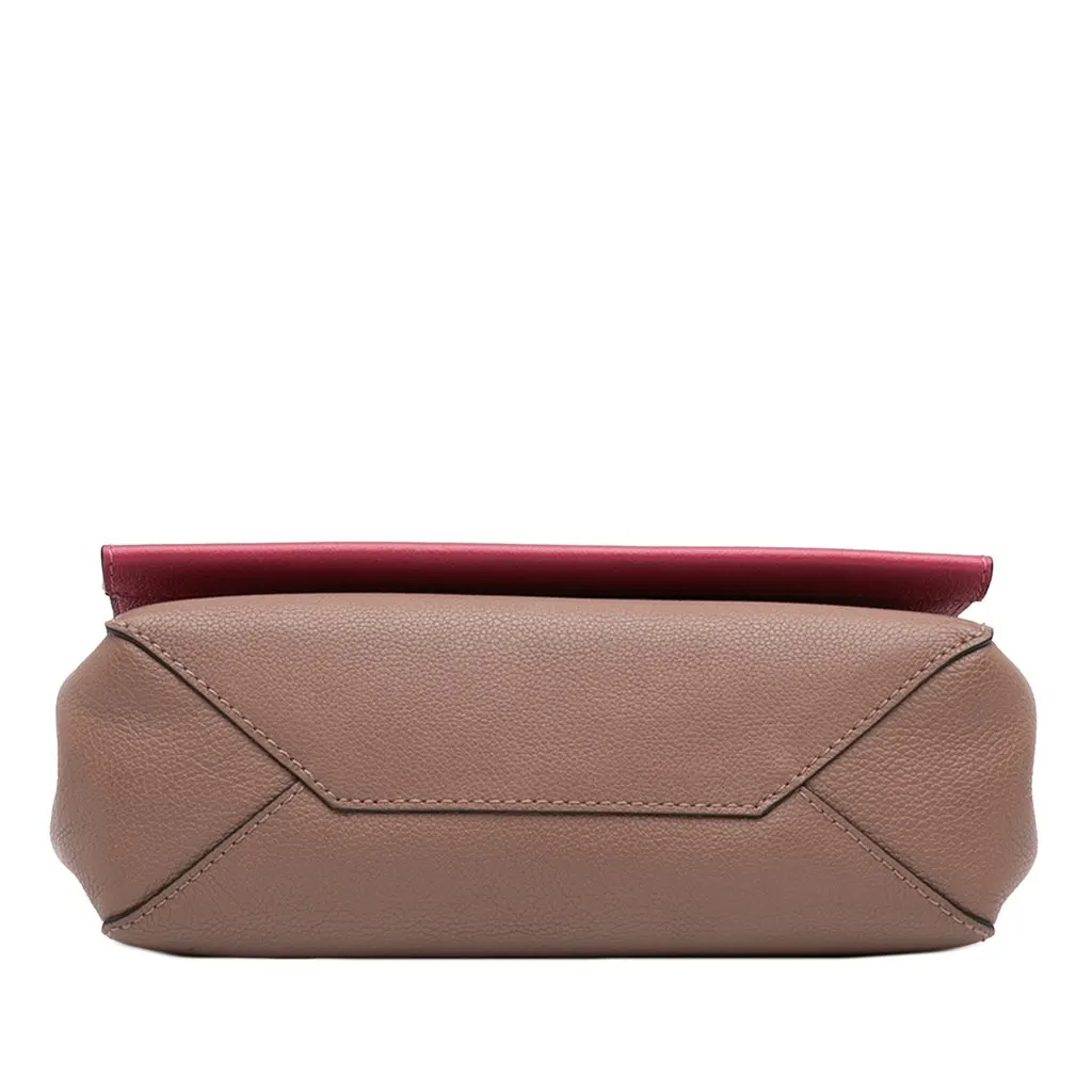 Louis Vuitton Bicolor Leather Lockme II BB Pink Leather Very good - Inside View