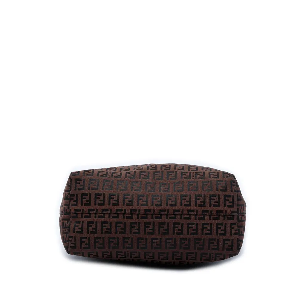 Fendi Zucchino Canvas Tote Brown Very good - Inside View