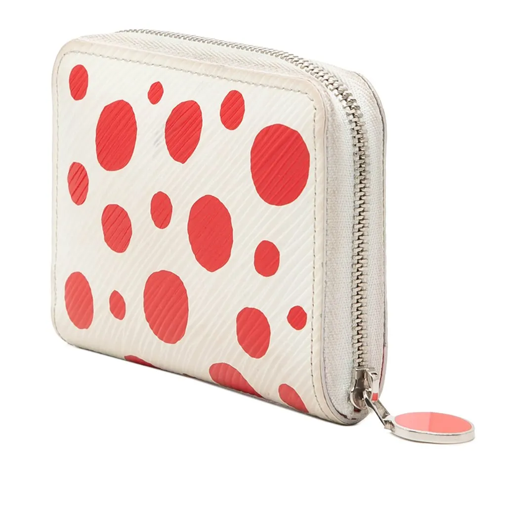 Louis Vuitton Yayoi Kusama Epi Zippy Coin Purse White Leather Very good - Back View