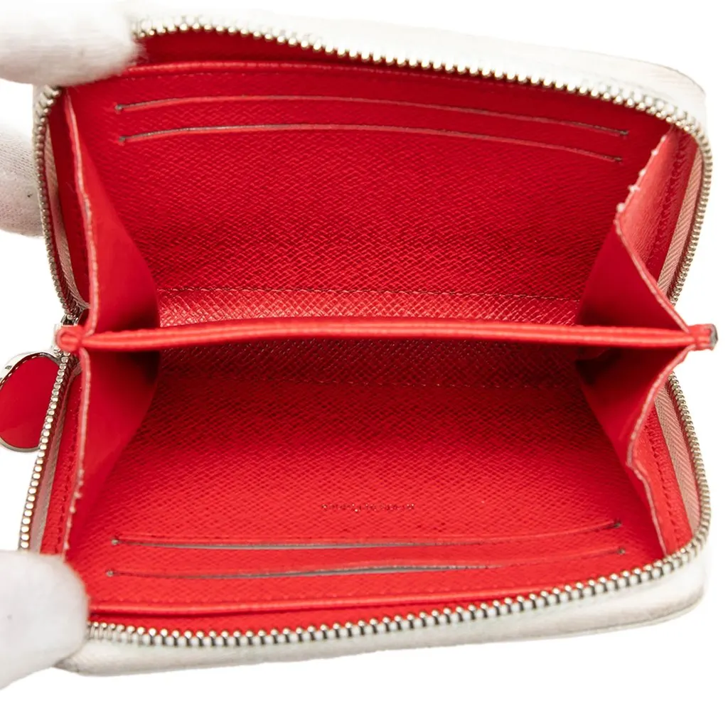 Louis Vuitton Yayoi Kusama Epi Zippy Coin Purse White Leather Very good - Model View