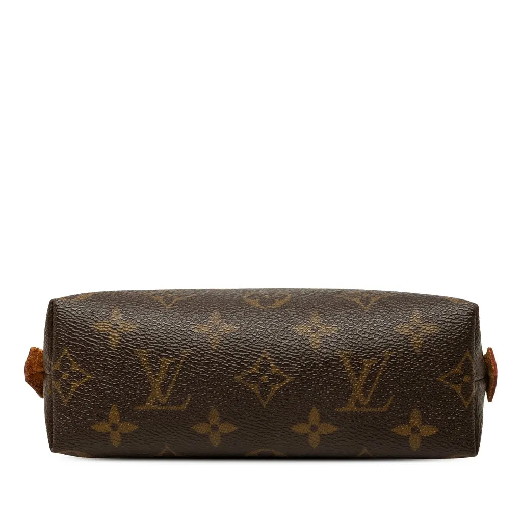 Louis Vuitton Monogram Cosmetic Pouch PM Brown Canvas Very good - Inside View