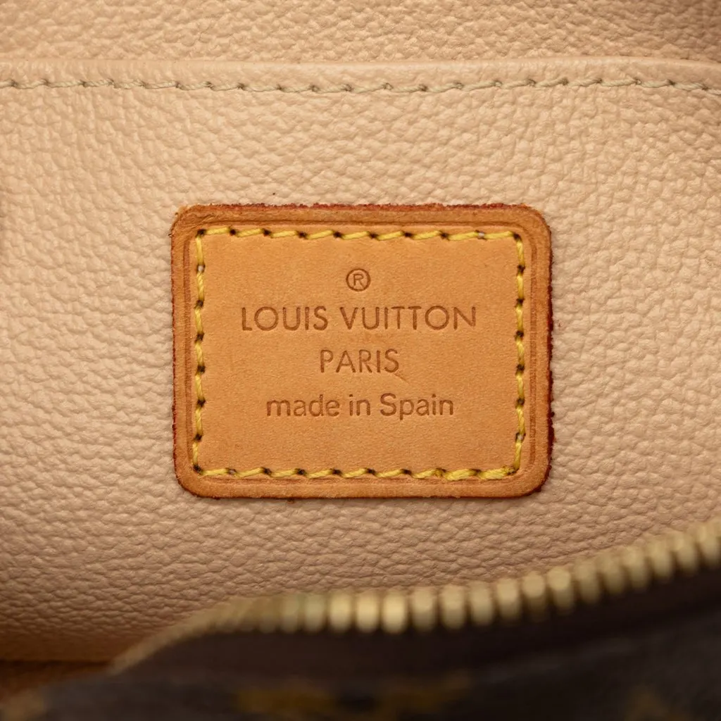 Louis Vuitton Monogram Cosmetic Pouch PM Brown Canvas Very good - Box View