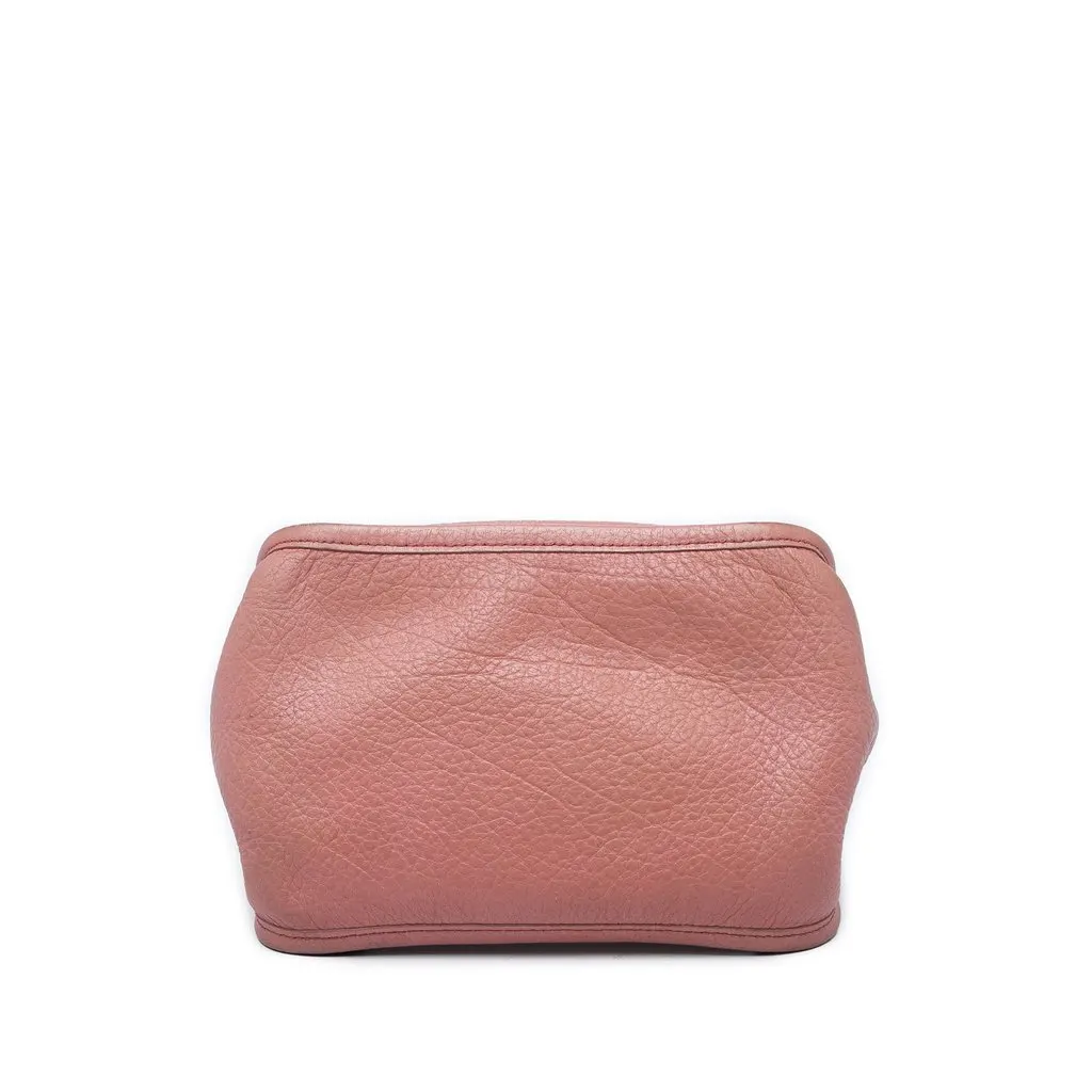 Chanel Grained Calfskin Reissue 2.55 Mademoiselle Accordion Shoulder Bag Pink Leather Very good - Inside View