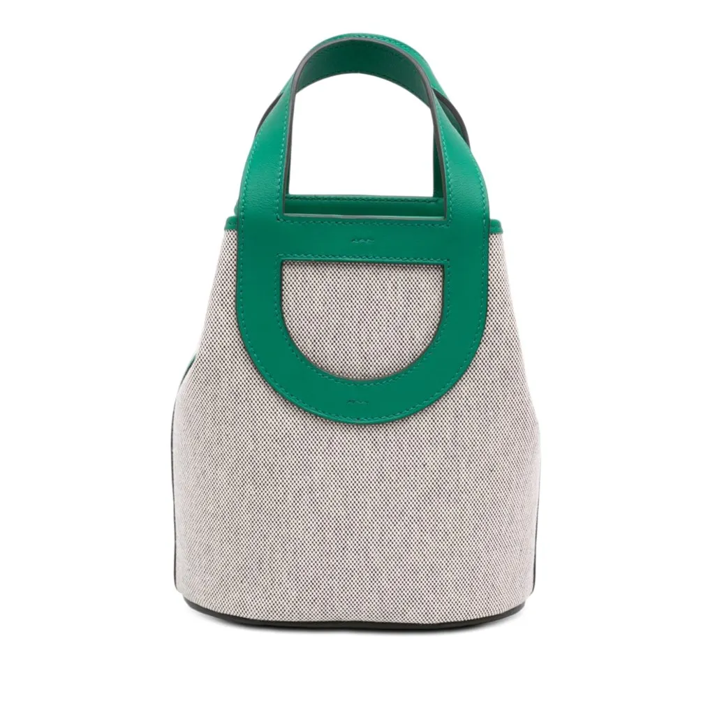 Hermès Toile and Swift In the Loop 18 MultiColor Very good - Front View