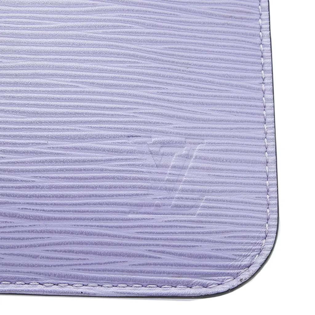Louis Vuitton Epi Neverfull Pouch Purple Leather Very good - Box View