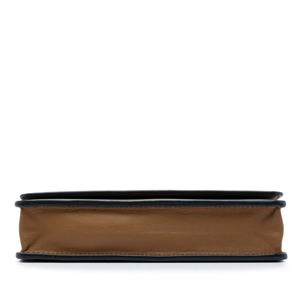 Bottega Veneta Bicolor Nappa Wallet on Chain Brown Leather Very good - Inside View
