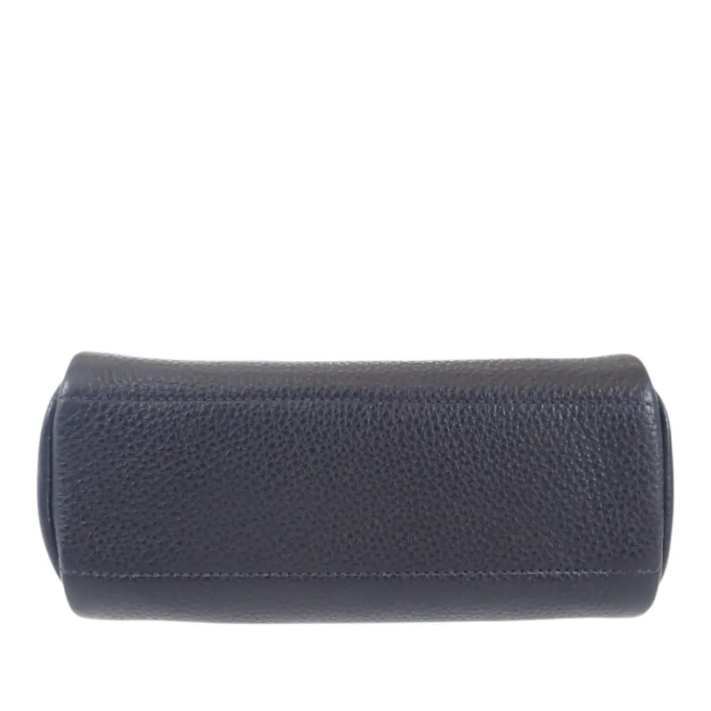 Prada Vitello Daino Perforated Logo Camera Bag Black Leather Very good - Inside View