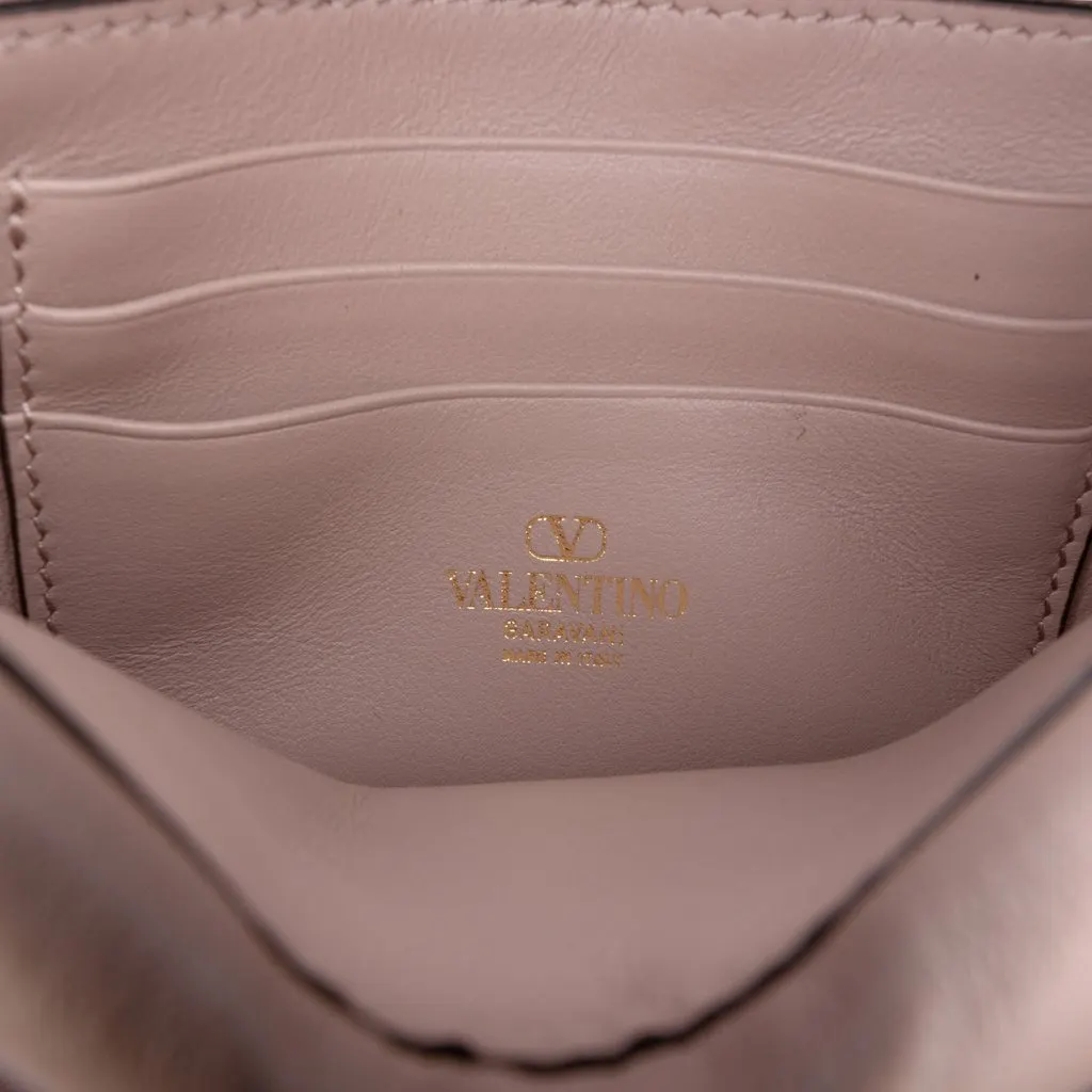 Valentino Calfskin VLogo Walk Chain Crossbody Brown Leather Very good - Box View