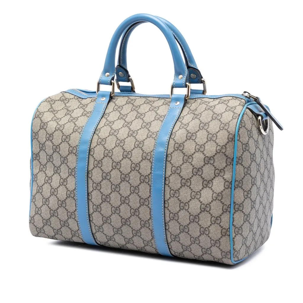 Gucci Medium GG Supreme Joy Boston Bag Beige Very good - Back View