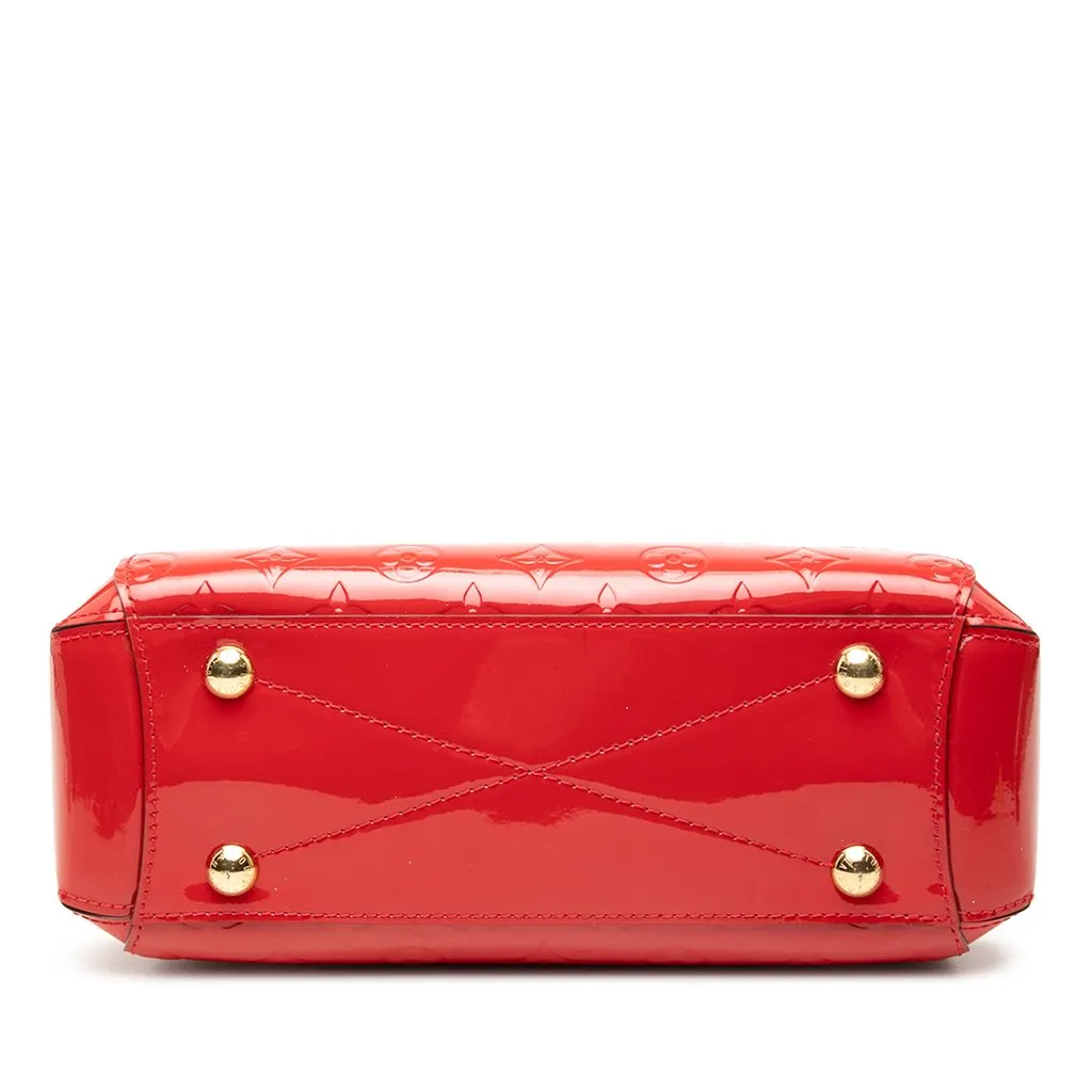 Louis Vuitton Monogram Vernis Montaigne BB Red Leather Very good - Inside View