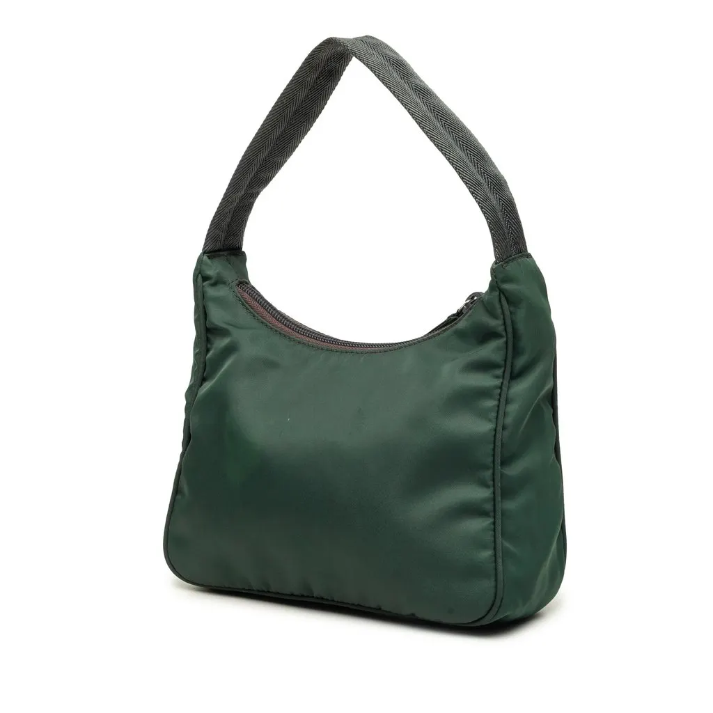 Prada Mini Tessuto Re Edition 2000 Shoulder Bag Green Polyamide Very good - Back View