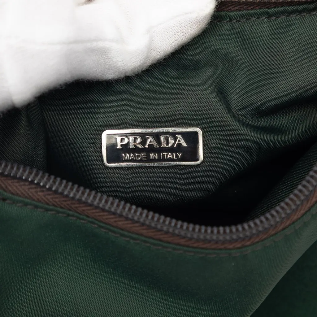 Prada Mini Tessuto Re Edition 2000 Shoulder Bag Green Polyamide Very good - Box View