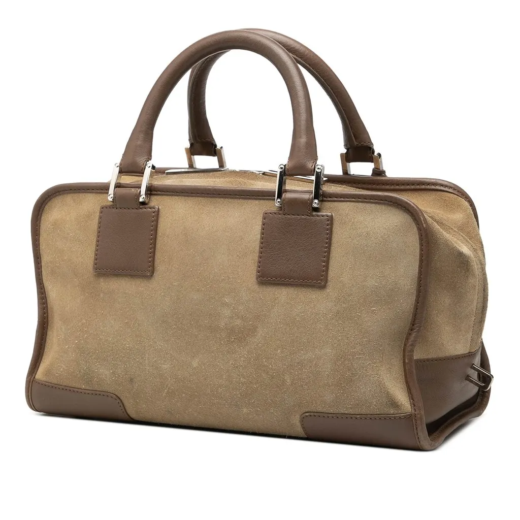 LOEWE Suede Amazona 28 Brown Leather Very good - Back View
