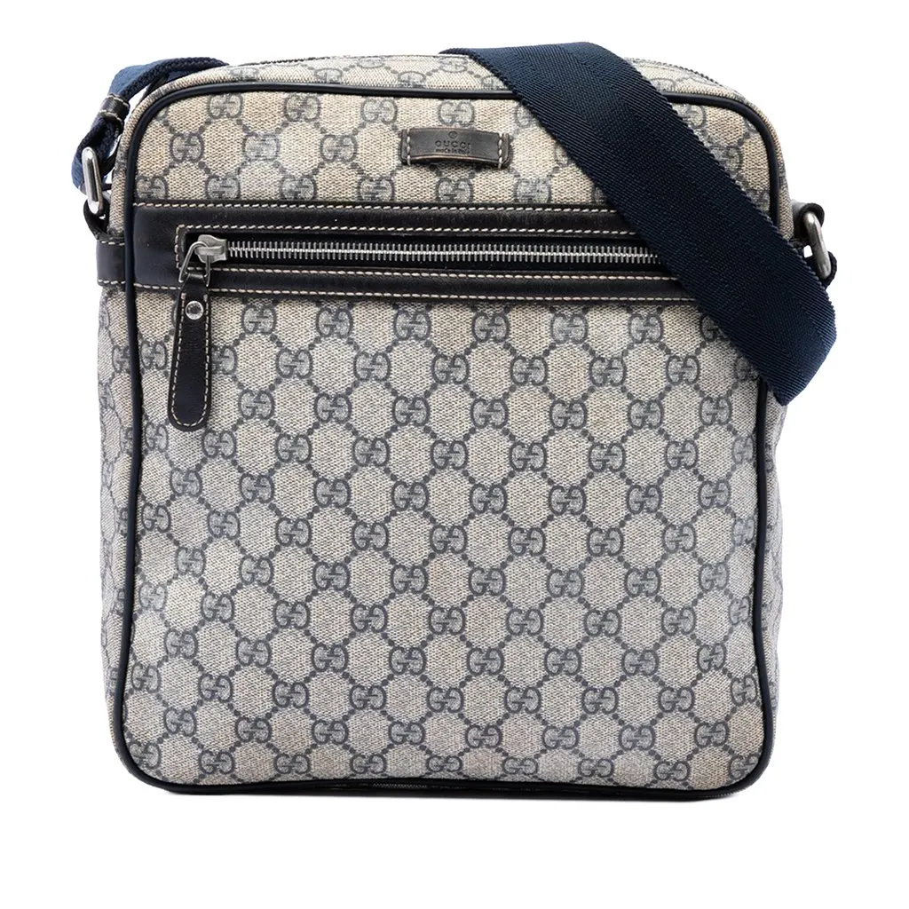 Gucci GG Supreme Crossbody Beige Very good - Front View