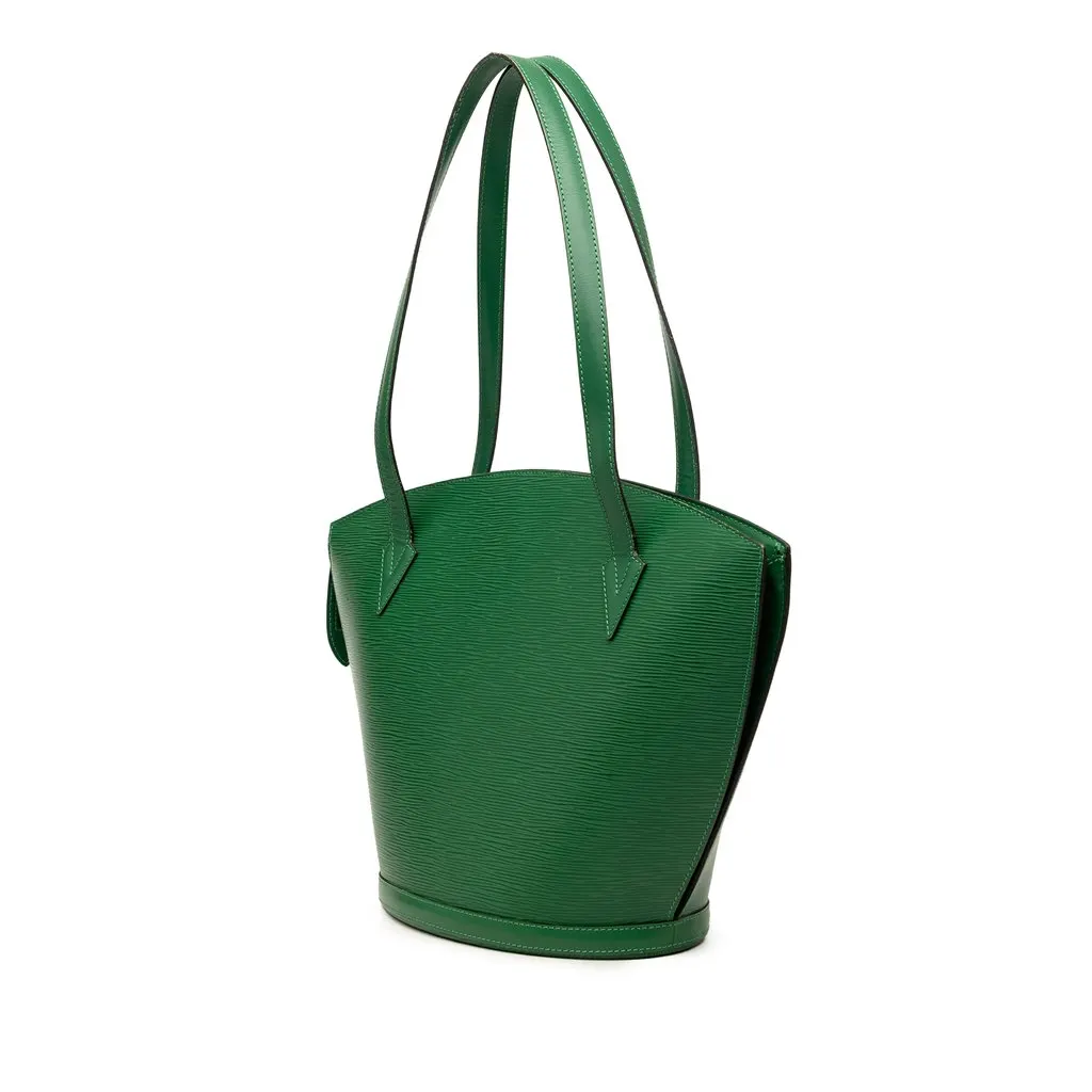 Louis Vuitton Epi Saint Jacques GM Long Strap Green Leather Good - Back View