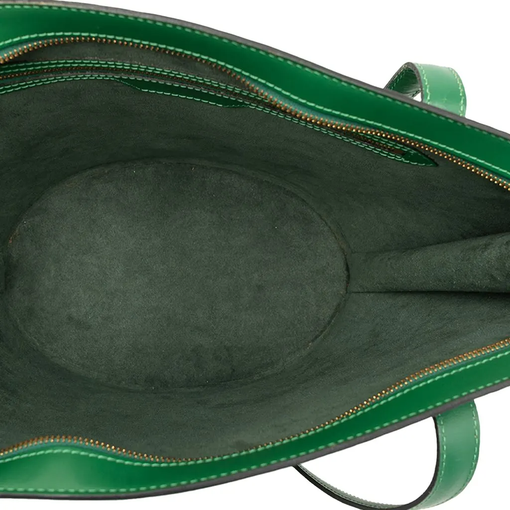 Louis Vuitton Epi Saint Jacques GM Long Strap Green Leather Good - Model View
