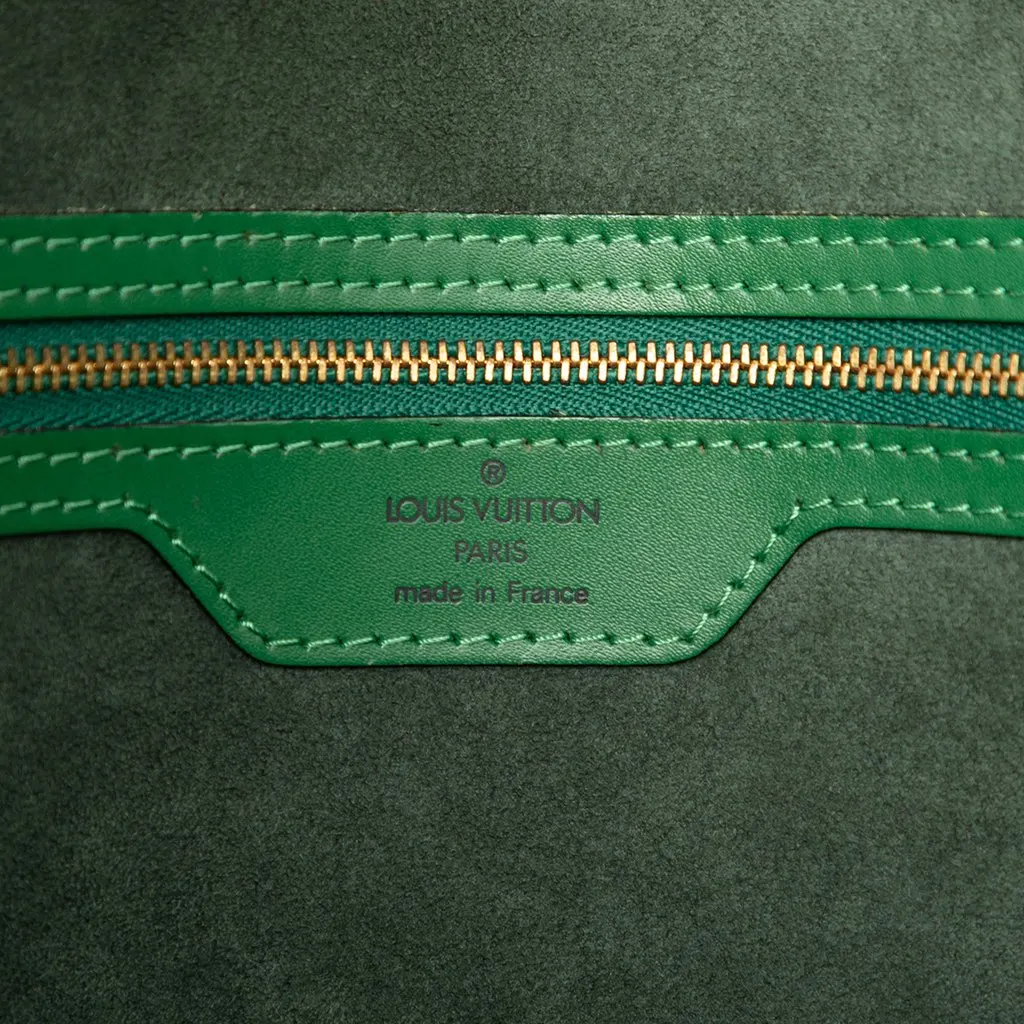 Louis Vuitton Epi Saint Jacques GM Long Strap Green Leather Good - Box View