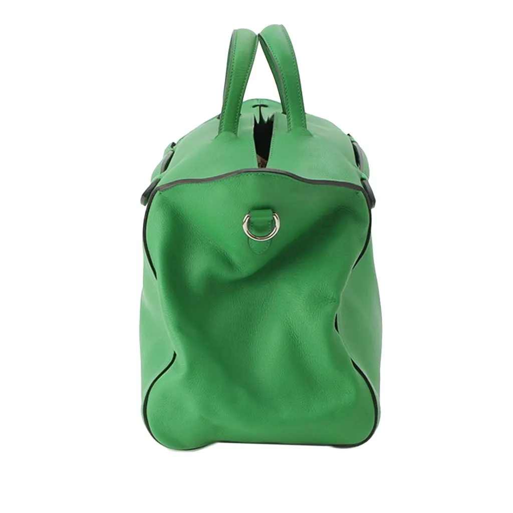 Hermès Evercolor Sac Oxer Top Handle Bag Green Leather Very good - Model View